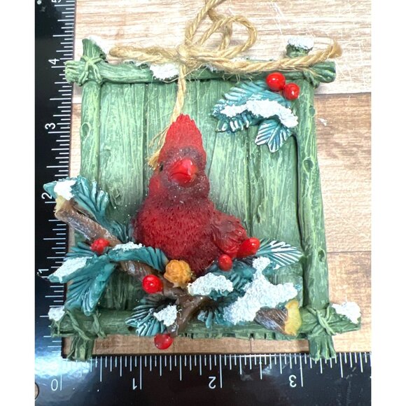 Cardinal Bird Christmas Ornament Hanging Decoration - Picture 1 of 2
